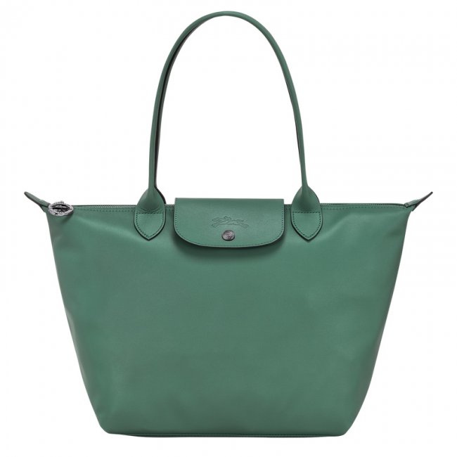 Longchamp Women's Le Pliage Xtra M Tote bag Sage - Leather | Sage