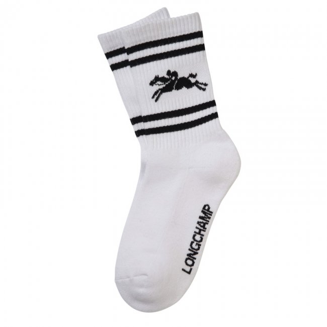Longchamp Women's Socks White - Knit | White