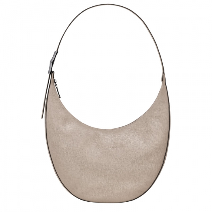 Longchamp Women's Le Roseau Essential L Crossbody bag Clay - Leather | Clay