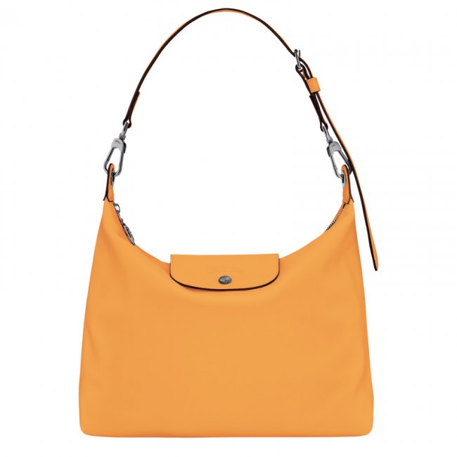 Longchamp Women's Le Pliage Xtra M Hobo bag Apricot - Leather | Apricot