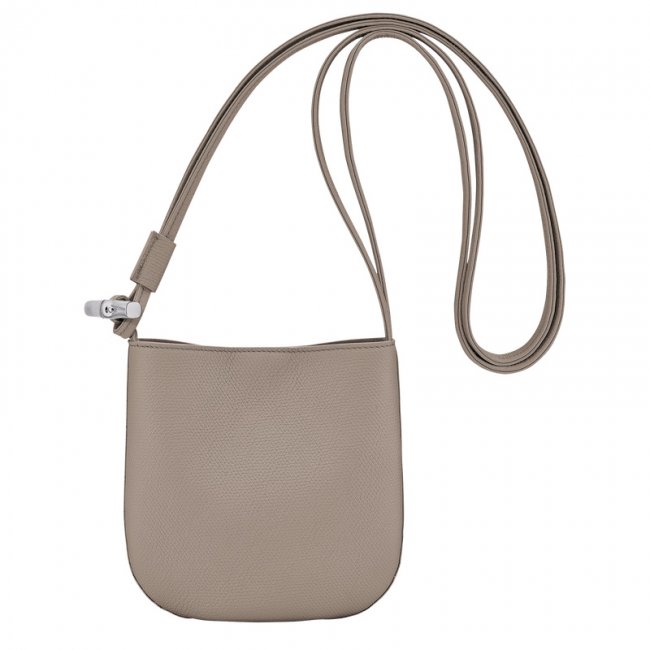 Longchamp Women's Le Roseau S Crossbody bag Clay - Leather | Clay