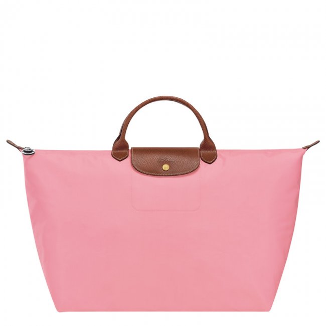 Longchamp Men's Le Pliage Original L Travel bag Marshmallow - Recycled canvas | Marshmallow