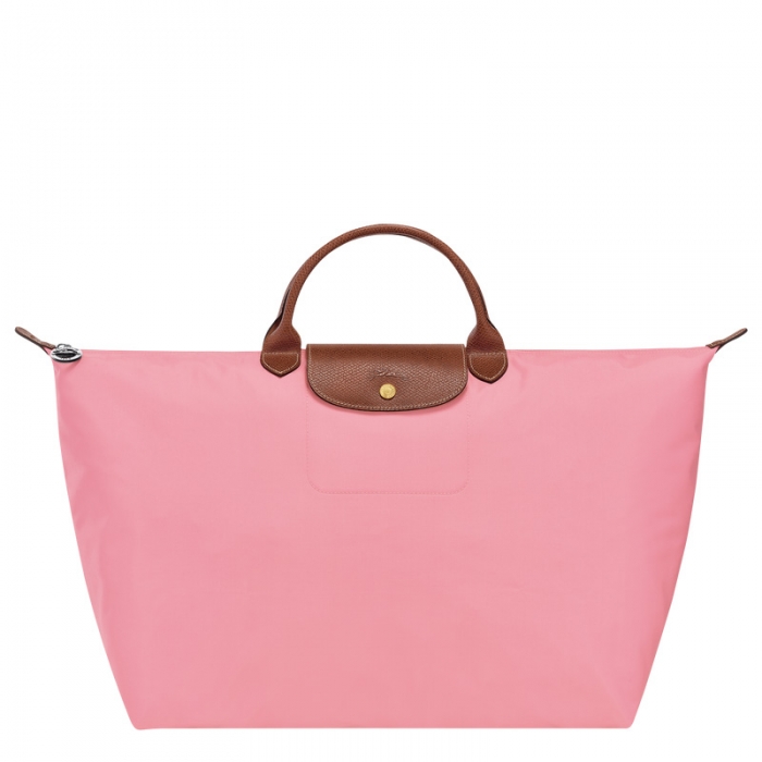 Longchamp Men's Le Pliage Original L Travel bag Marshmallow - Recycled canvas | Marshmallow