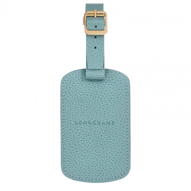 Longchamp Women's Le Foulonné Luggage tag Eucalyptus - Leather | Eucalyptus