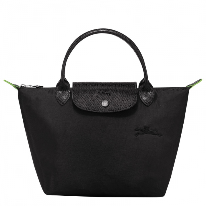 Longchamp Women's Le Pliage Green S Handbag Black - Recycled canvas | Black