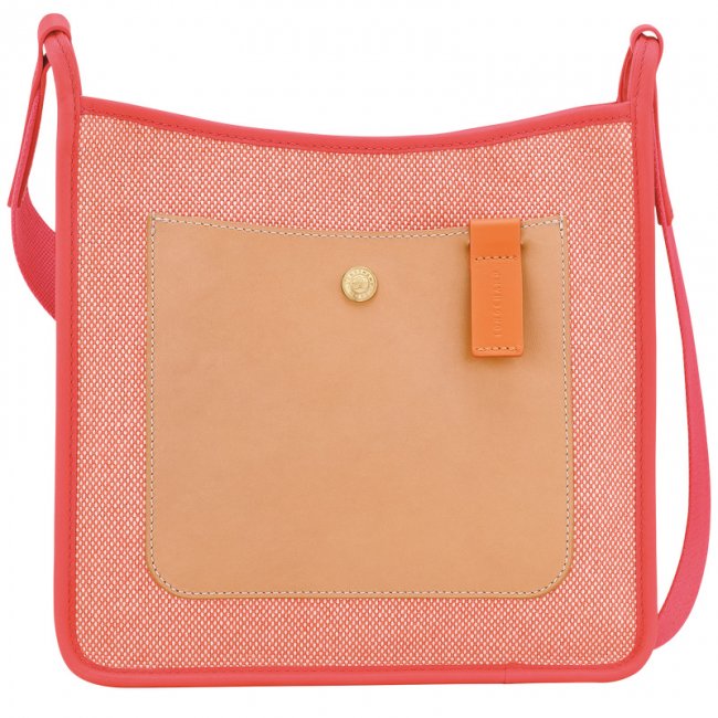 Longchamp Women's Le Foulonné S Crossbody bag Tomato - Canvas | Tomato