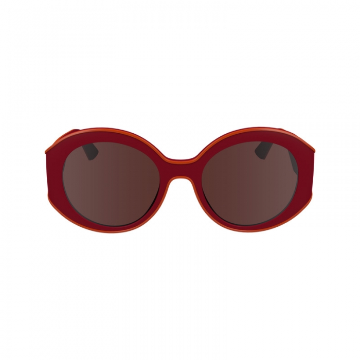 Longchamp Women's Sunglasses Red - Plant Based Resin | Red/Navy