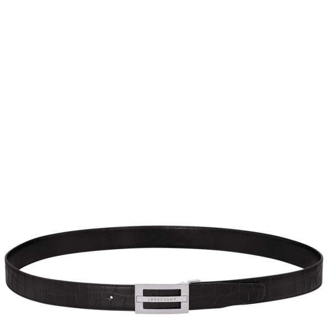 Longchamp Men's Delta Box Black - Leather | Black