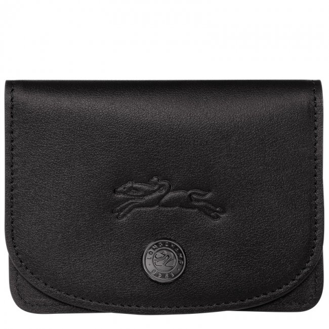 Longchamp Women's Le Pliage Xtra Card holder Black - Leather | Black