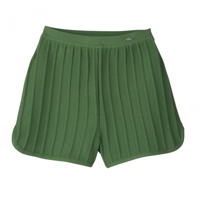 Longchamp Women's Shorts Thyme - Knit | Thyme