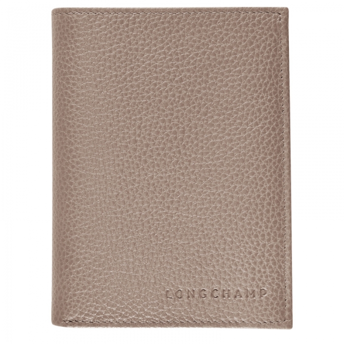 Longchamp Men's Le Foulonné Wallet Turtledove - Leather | Turtledove
