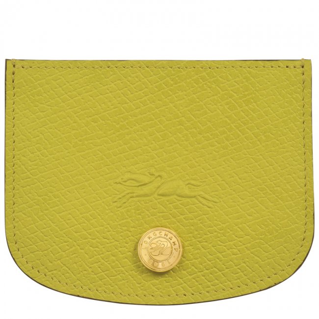 Longchamp Women's Épure Card holder Kiwi Green - Leather | Kiwi Green