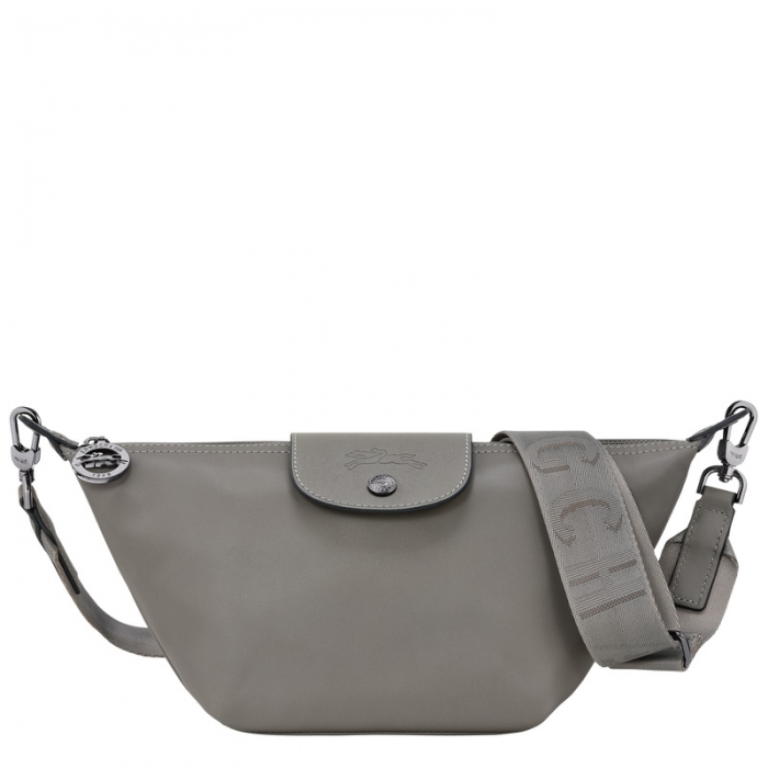 Longchamp Men's Le Pliage Xtra XS Crossbody bag Turtledove - Leather | Turtledove