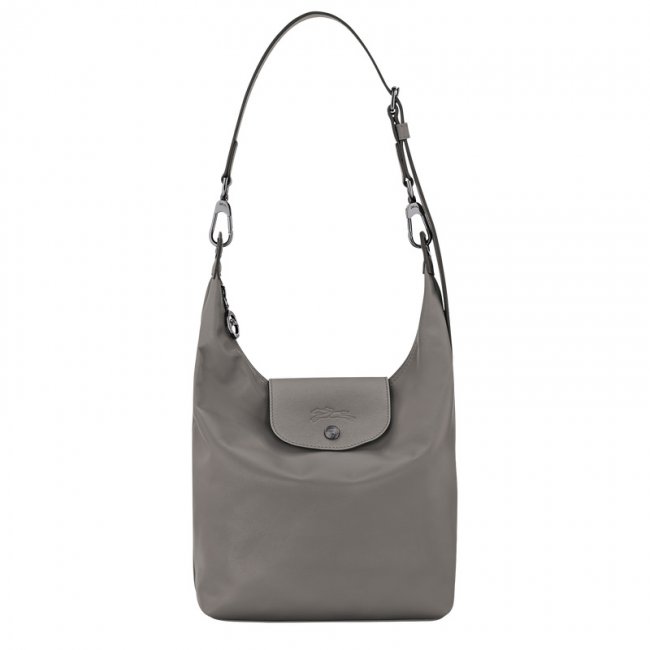 Longchamp Women's Le Pliage Xtra M Shoulder bag Turtledove - Leather | Turtledove