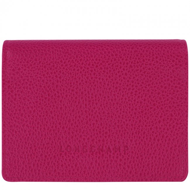 Longchamp Men's Le Foulonné Wallet Beetroot - Leather | Beetroot