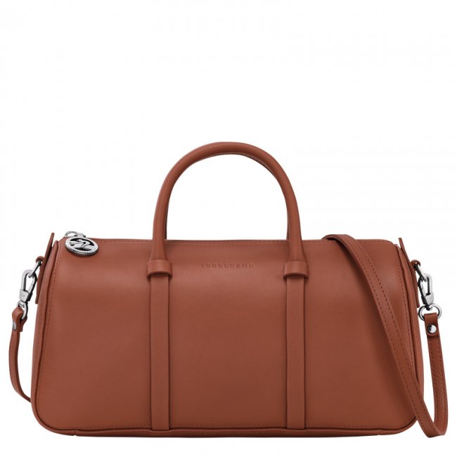 Longchamp Women's Daylong M Handbag Cognac - Leather | Cognac