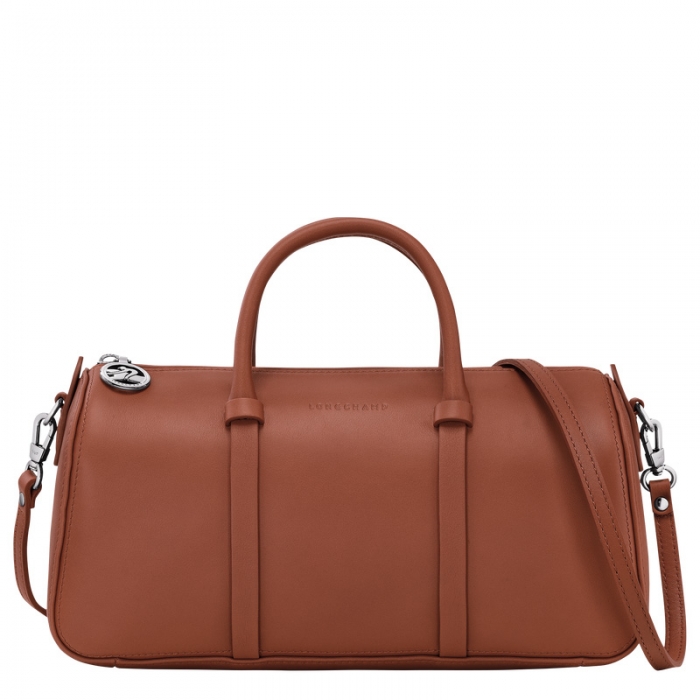 Longchamp Women's Daylong M Handbag Cognac - Leather | Cognac