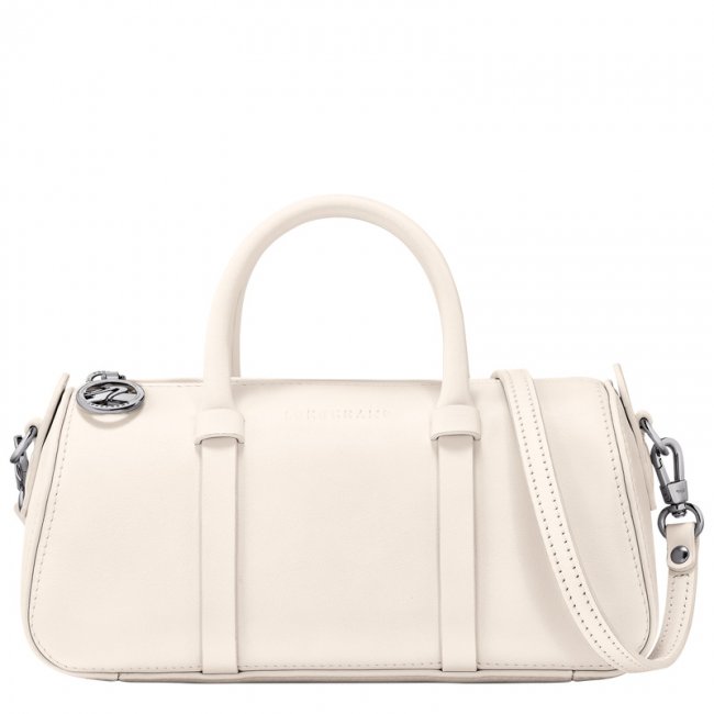 Longchamp Women's Daylong S Handbag Ecru - Leather | Ecru
