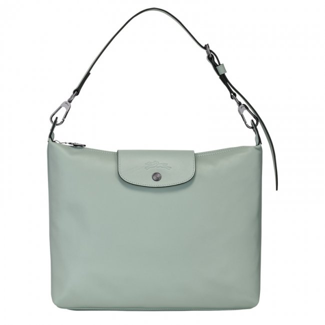 Longchamp Women's Le Pliage Xtra M Hobo bag Vervain - Leather | Vervain