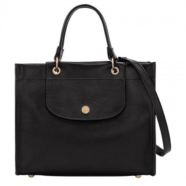 Longchamp Women's Cabas S Handbag Black - Leather | Black