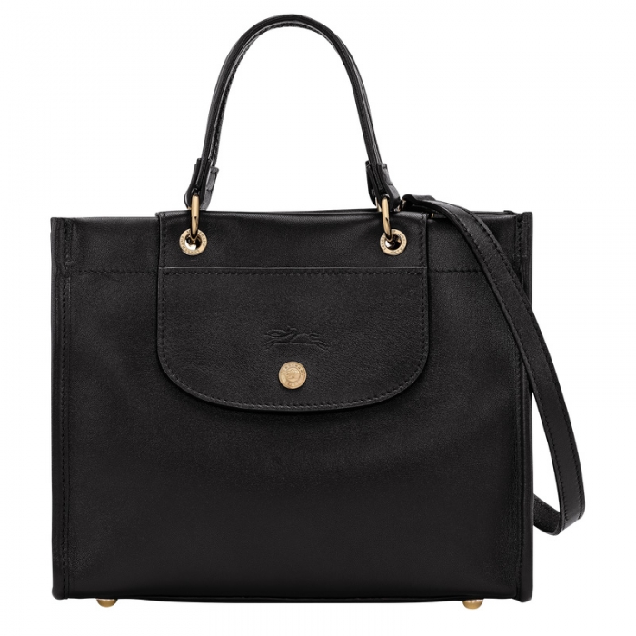 Longchamp Women's Cabas S Handbag Black - Leather | Black