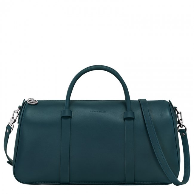 Longchamp Women's Daylong L Handbag Ink blue - Leather | Ink blue