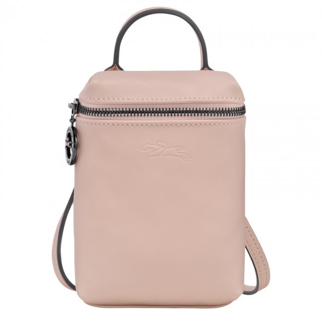 Longchamp Men's Le Pliage Xtra XS Crossbody bag Nude - Leather | Nude