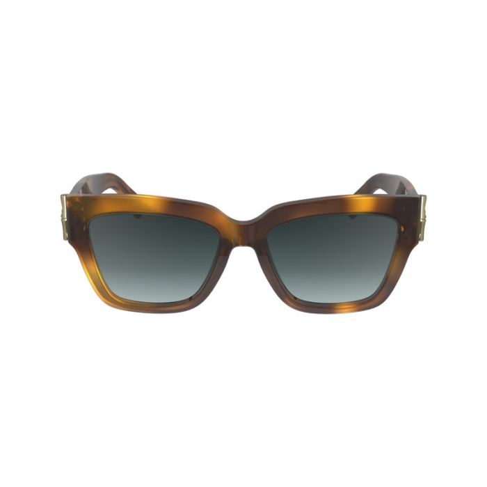 Longchamp Women's Fall-Winter 2023 Collection Sunglasses Havana - Metal | Havana