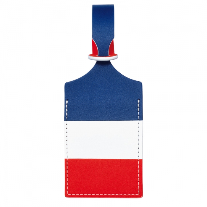 Longchamp Women's LGP Travel Luggage tag Red - Leather | Red/Navy