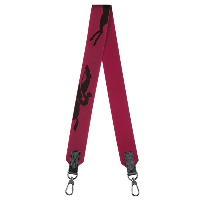 Longchamp Women's 3D Shoulder strap Beetroot - Canvas | Beetroot