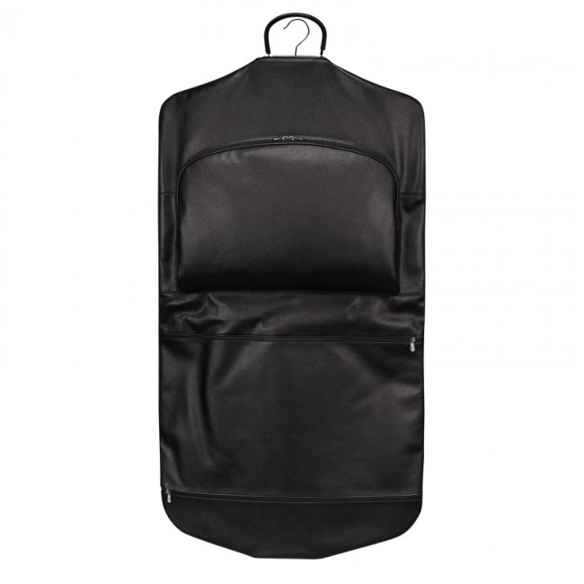 Longchamp Men's Le Foulonné Garment cover Black - Leather | Black