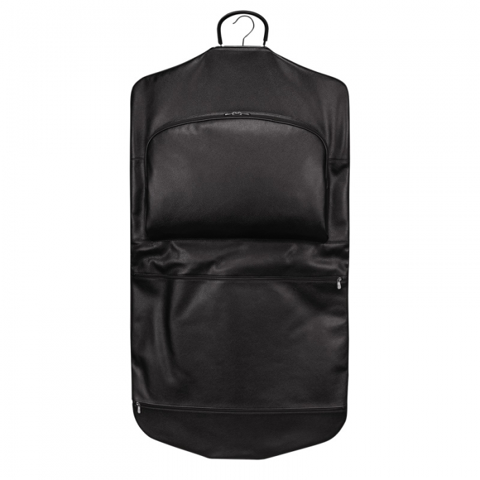 Longchamp Men's Le Foulonné Garment cover Black - Leather | Black