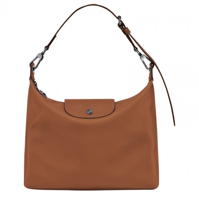 Longchamp Women's Le Pliage Xtra M Hobo bag Cognac - Leather | Cognac