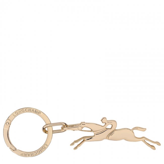 Longchamp Men's Cavalier Keyring Very pale gold - OTHER | Very pale gold