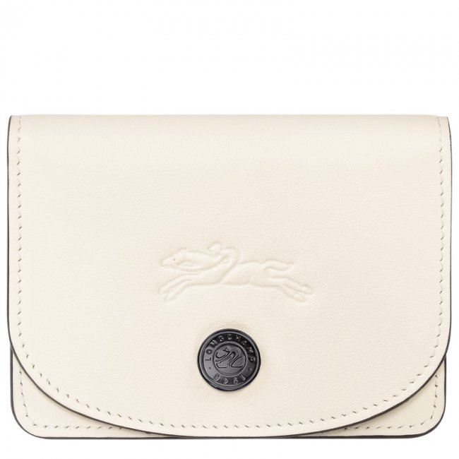 Longchamp Women's Le Pliage Xtra Card holder Ecru - Leather | Ecru