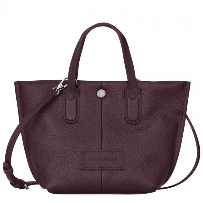 Longchamp Women's Essential XS Handbag Eggplant - Leather | Eggplant