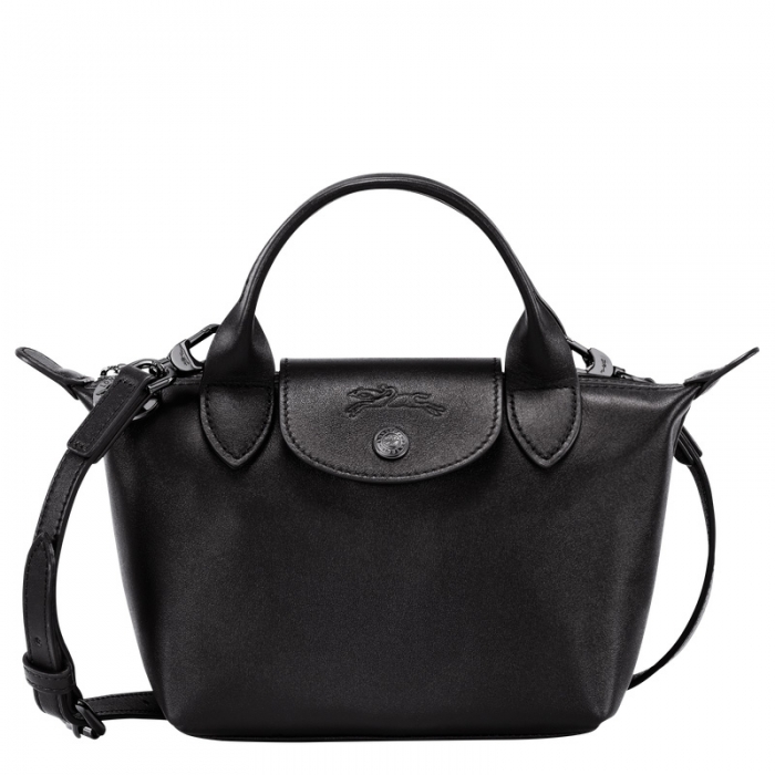 Longchamp Women's Le Pliage Xtra XS Handbag Black - Leather | Black