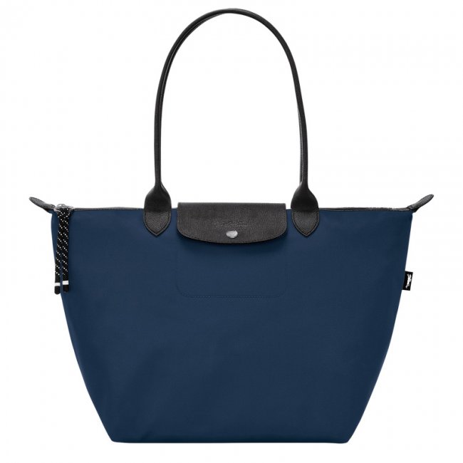 Longchamp Women's Le Pliage Energy L Tote bag Navy - Recycled canvas | Navy