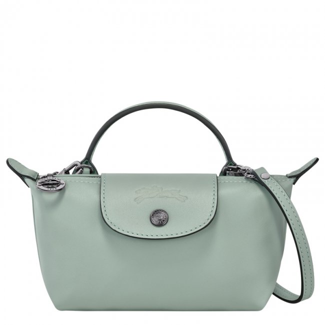 Longchamp Women's Le Pliage Xtra XS Pouch Vervain - Leather | Vervain