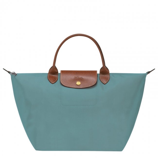 Longchamp Women's Le Pliage Original M Handbag Eucalyptus - Recycled canvas | Eucalyptus