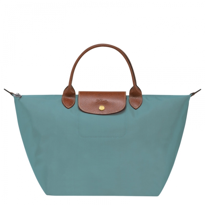 Longchamp Women's Le Pliage Original M Handbag Eucalyptus - Recycled canvas | Eucalyptus