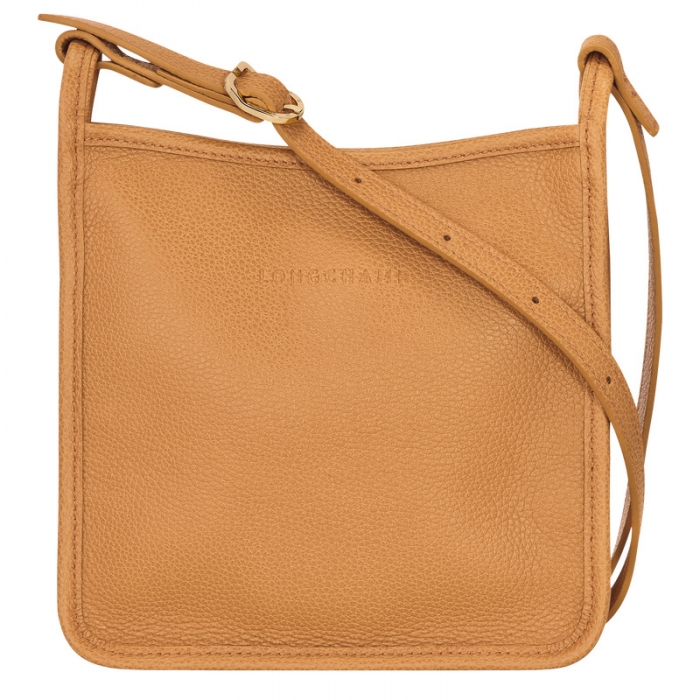 Longchamp Women's Le Foulonné S Crossbody bag Walnut - Leather | Walnut