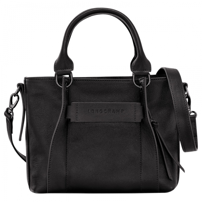Longchamp Women's 3D S Handbag Black - Leather | Black