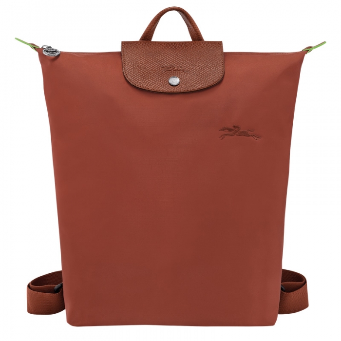 Longchamp Men's Le Pliage Green M Backpack Chestnut - Canvas | Chestnut