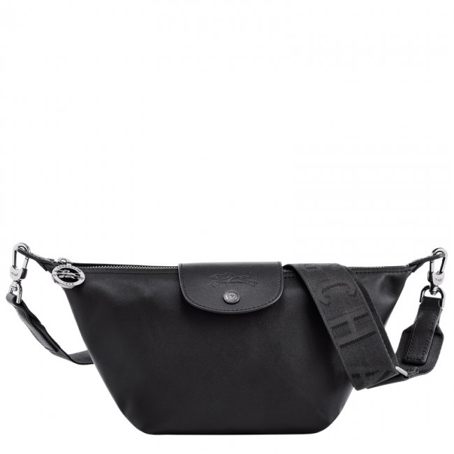Longchamp Men's Le Pliage Xtra XS Crossbody bag Black - Leather | Black