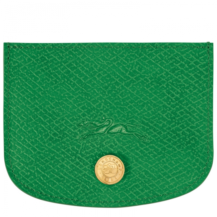 Longchamp Women's Épure Card holder Green - Leather | Green