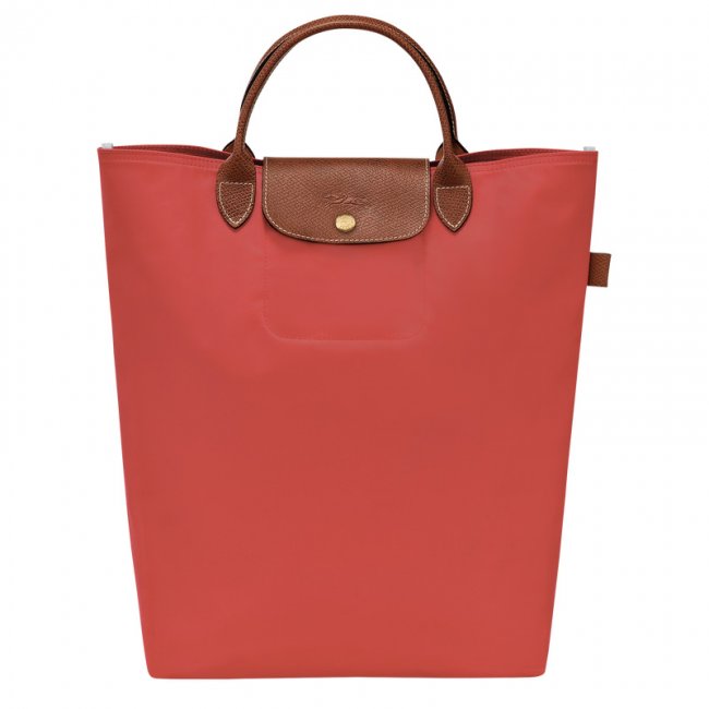 Longchamp Women's Le Pliage Original M Tote bag Tomato - Canvas | Tomato