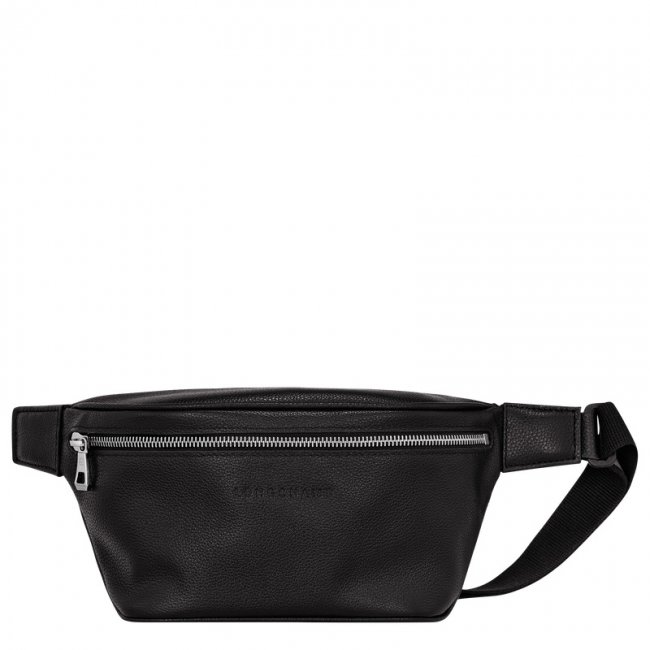 Longchamp Men's Le Foulonné M Belt bag Black - Leather | Black
