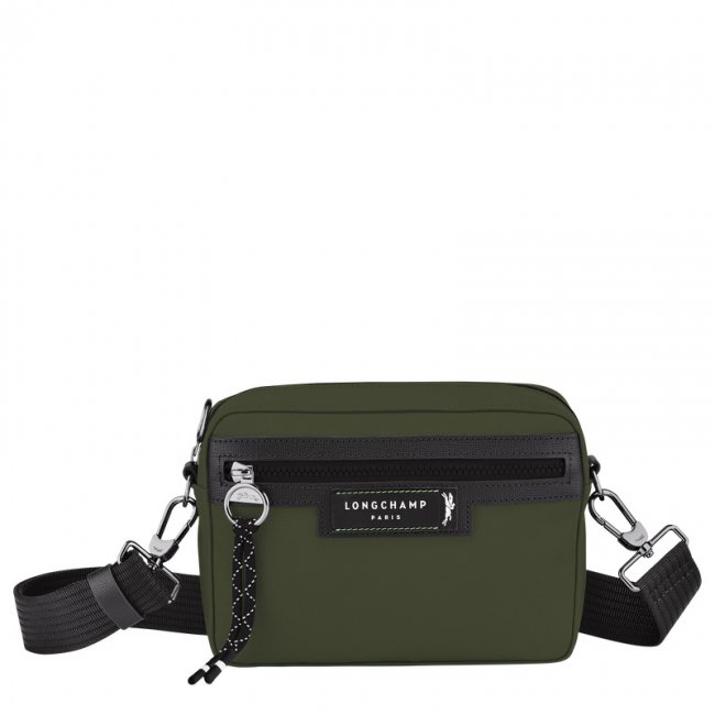 Longchamp Men's Le Pliage Energy S Camera bag Khaki - Recycled canvas | Khaki