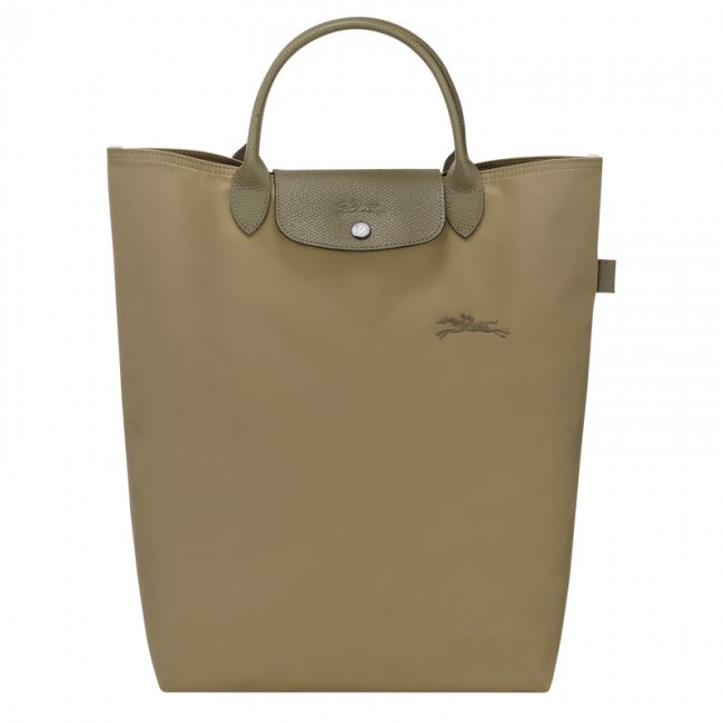 Longchamp Men's Le Pliage Green M Tote bag Artichoke - Canvas | Artichoke